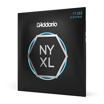 Image of D&#039;Addario Guitar Strings NYXL Electric NYXL1152 Unrivaled Strength, Tuning Stability, Enhanced Mid Range For 6 String Guitars 11 52 Medium Top/Heavy Bottom
