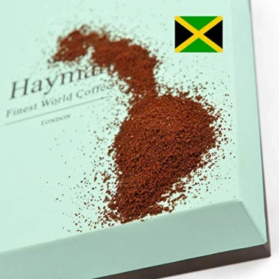 Image of Hayman Coffee, 100% Blue Mountain Coffee from Jamaica, Ground Medium Roast Jamaican (340g/12oz Box)
