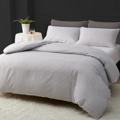 Image of Grace King Size Duvet Cover Sets Doube Brushed (220 x 230 cm) Ultra Soft &amp; Reversible 3 PCs Covers Set With 2 Pillow Cases