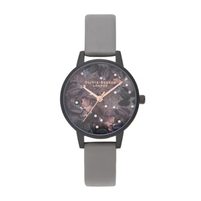 Image of Olivia Burton Analogue Quartz Watch for Women with Grey Vegan Leather Strap OB16AD50