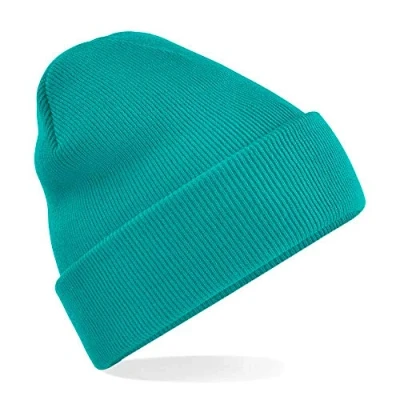 Image of Beechfield Original Cuffed Beanie Emerald One Size