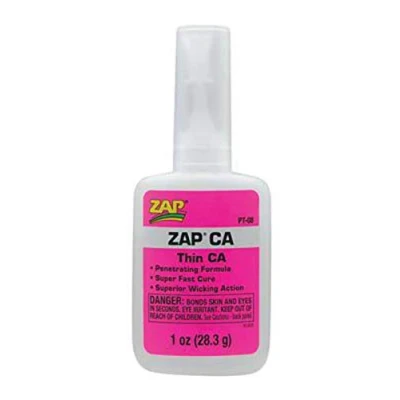 Image of Gluelines Zap Ca Thin 1oz bottle PT08