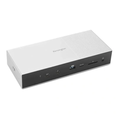 Image of Kensington SD5000T5 EQ Thunderbolt 5 Docking Station, Triple Monitor 8K/4K, SD &amp; Micro Card Readers, 140W Power Delivery, 3 x ports, Ethernet USB A 3.2 Gen2 Ports (K35201EU)
