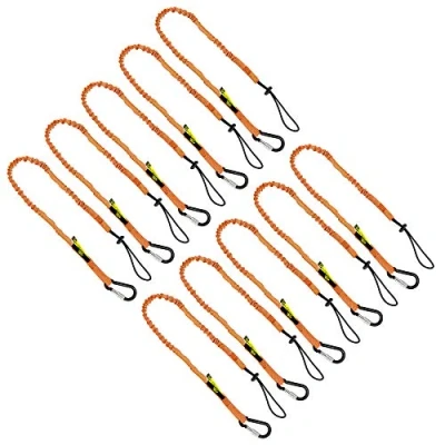 Image of 3 Foot Safety Tool Lanyard, Tough Scaffold Hard Hat Lanyard with Carabiner, Adjustable Loop End, Ultra Durable, Premium Quality Materials Ideal for Scaffold, Tools, Construction (10)