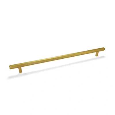 Image of 320mm Gold Brushed Brass Hexagon Kitchen Cabinet Handle Cupboard Door Drawer Pull Wardrobe Furniture Replacement