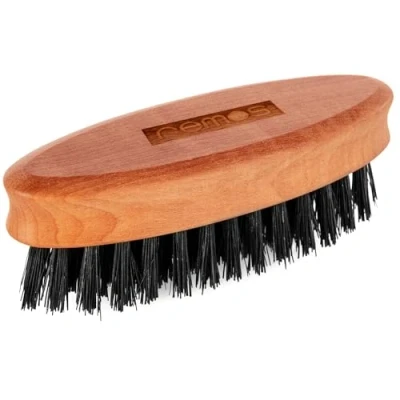 Image of REMOS Beard Brush with Wild Boar Bristles Made of Local Pear Wood