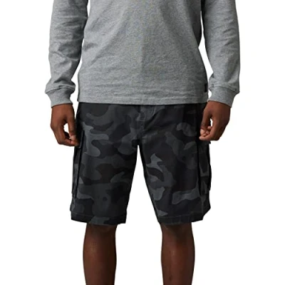Image of Fox Racing Men&#039;s Slambozo Cargo Shorts, Black Camo, 28