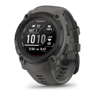 Image of GARMIN Instinct E Smart Watch 40 mm, Black with Charcoal Silicone Band,