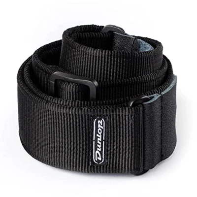 Image of Jim Dunlop D3809BK Guitar Strap Solid Black