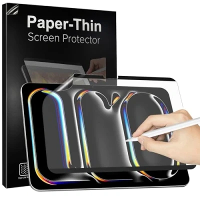 Image of TiMOVO 1 Pack Magnetic Feel Paper Screen Protector for iPad Pro 13 Inch M4 2024, Removable, Reusable, Matte Film (A2925 A2926 A3007), Draw Like on Paper, Anti Glare, Scratch,Matte