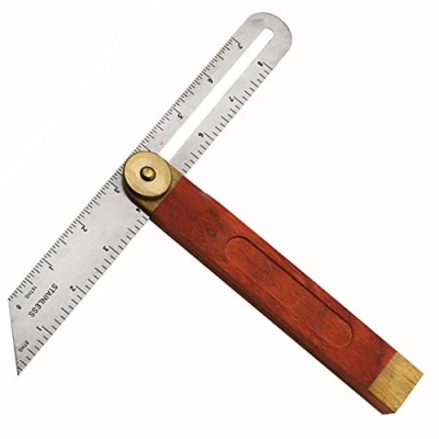 Image of Juliyeh Adjustable Sliding T Bevel Gauge Angle Rulers Gauges High Precision 1mm Multifunctional Carpentry Measuring Tool for Craftsman Carpenter Architect Engineer, black, (DASD)