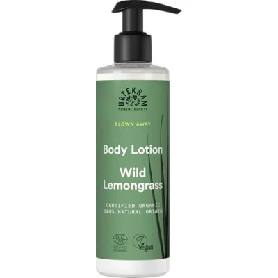 Image of Urtekram Body Lotion Wild Lemongrass All Skin Types 245 ml, Vegan, Organic, Moisturizing, Natural Origin