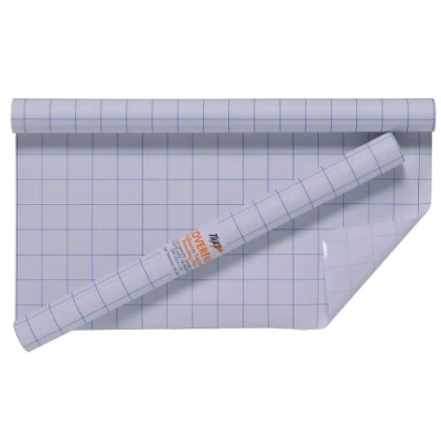 Image of 5 Rolls 33cm X 3 Meter Book Cover Clear Film Sticky Back Plastic Fablon Type Adhesive Choose Acid Free