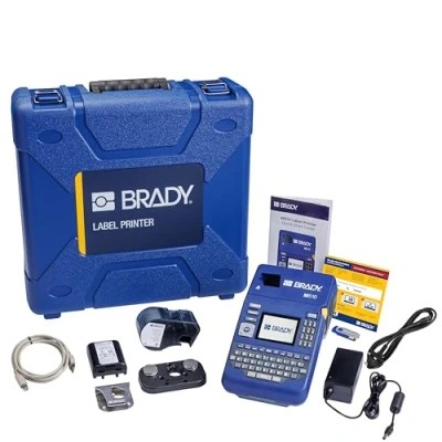 Image of Brady M510 Portable Label Printer Kit Labelling Device Industrial Machine for Chemical Resistant Labels incl. Case, Battery, UK Power Cord and Cartridge replaces BMP51
