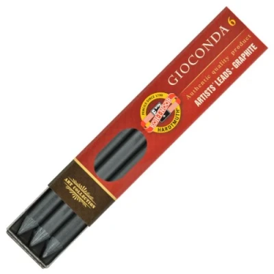Image of KOH I NOOR Graphite Leads for 5.6mm Diameter 80mm 2B Mechanical Pencil