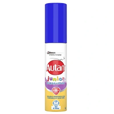 Image of Autan Double Cut Junior for Children 6 Months, Insect Repellent Insect, 2 Packs of 25 ml