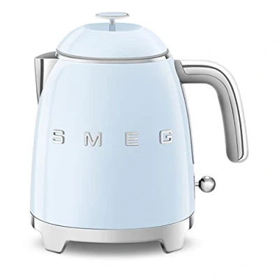 Image of Smeg KLF05PBUK 50s Style Mini Kettle Pastel Blue