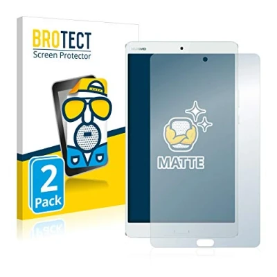Image of brotect Screen Protector Anti Glare compatible with Huawei MediaPad M3 8.4 (2 Pack) Matte, Fingerprint Protection Film