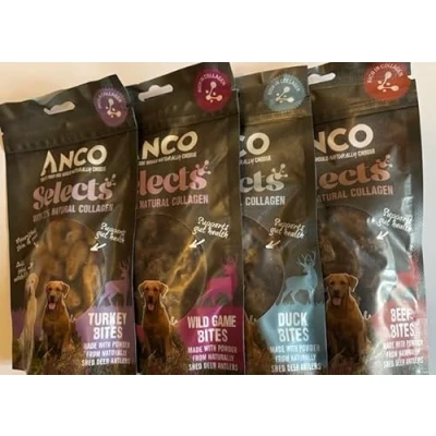 Image of Anco Select Bites Variety Pack (Pack of 4) (Beef/Duck/Turkey/Wild Game)
