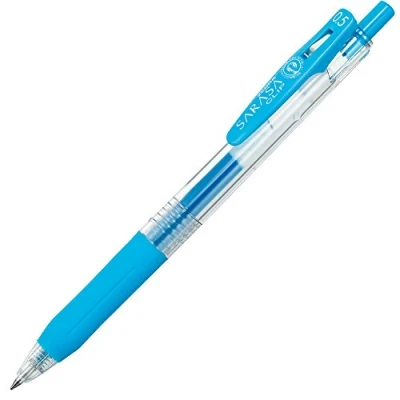 Image of Zebra Sarasa Clip Pen 0.5 mm, Light Green (JJ15 LG)