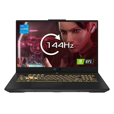 Image of ASUS Laptop TUF F17 FX707ZV 17.3 144Hz Full HD Gaming (Intel i5 12500H, NVIDIA GeForce RTX 3050, 8GB RAM, 512GB SSD, Windows 11)