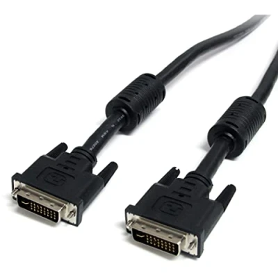 Image of StarTech.com Dual Link DVI I Cable 15 ft Digital and Analog Male to Computer Monitor Cord (DVIIDMM15)