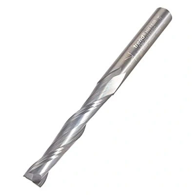 Image of Trend CNC Spiral Up Cut Router Cutter, 8mm Shank, Diameter &amp; 52mm Length, Solid Tungsten Carbide, CNC/012X8STC
