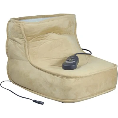 Image of Aidapt Soft Relaxing Cosy Vibrating Foot Warmer with Massage. for Men and Women Cold Feet, Fleece Lining Suitable Small to Large Feet Up Size 15