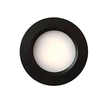 Image of MARVIX Black LED Spot Lights 12V 24V Dimmable Recessed Downlights For Motorhome, Caravan, Campervan and Boat Lighting (Warm White, 3000K) Pack of 1
