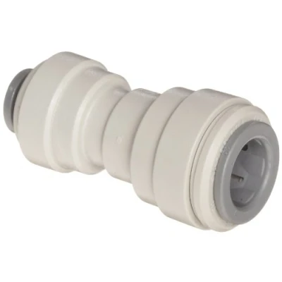 Image of John Guest PI201208S Reducing Straight Connector 3/8&quot; to 1/4&quot;