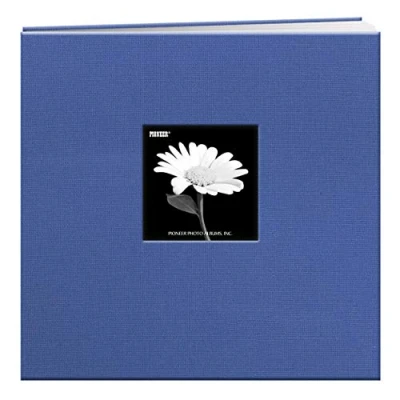 Image of Pioneer 12 x inch Book Cloth Cover Post Bound Album, Sky Blue