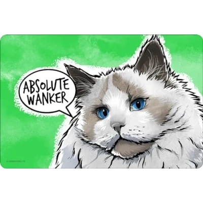 Image of Cute But Abusive Absolute W*nker Greet Tin Card