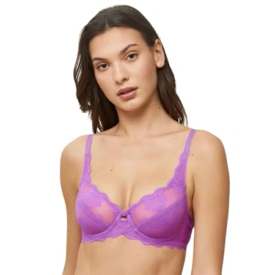Image of Triumph Women&#039;s Amourette 300 Summer W Bra, Blueberry Cream, 36D