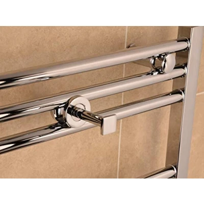 Image of Manissa Solid Metal Chrome Plated Towel Warmer Hook Robe Available in Square/Round/Peg Shape (Square)