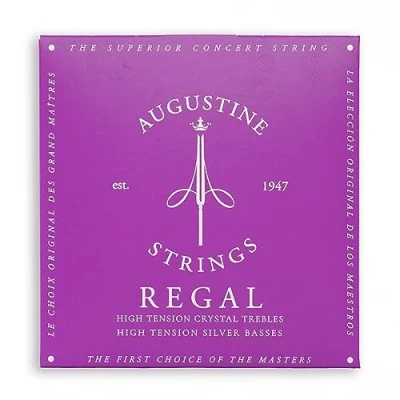 Image of Augustine 650537 &quot;Regals Label&quot; Classical Guitar String Kit Blue high