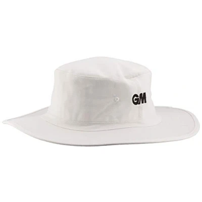 Image of Gunn &amp; Moore GM Panama Cricket Hat White Medium