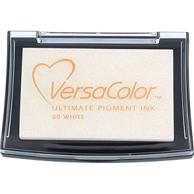 Image of Tsukineko Versascolor Ink Pad, White,4 x 4 cm