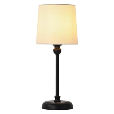 Image of YOIZO Table Lamp Rechargeable Cordless 6000mAh Battery Operated LED Lamps, Touch Control Stepless Dimmable with Brightness Memory, Portable Bedside for Living Room/Bedroom/Patio (Black)
