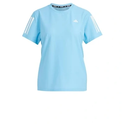 Image of adidas Performance OWN THE RUN Sports Tshirt, Women&#039;s, Size: XS, Semi blue burst