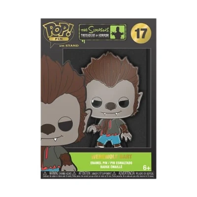 Image of Funko Large Enamel Pin HORROR: Simpsons BART Simpson the Pins Cute Collectable Novelty Brooch for Backpacks &amp; Bags Gift Idea Official Merchandise TV Fans