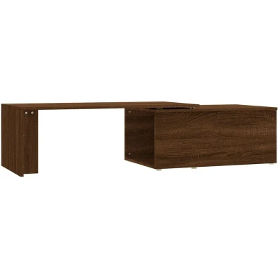 Image of vidaXL Coffee Table Brown Oak 150x50x35 cm Engineered Wood