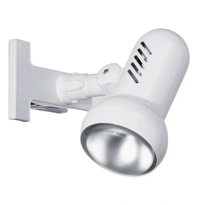 Image of Eglo Clip on Reading Light Manhattan, clamp lamp for Bed and Desk, spot Made of White Metal Plastic, Lighting with E27 Socket