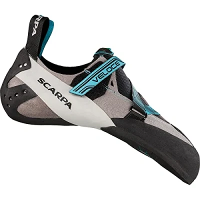 Image of Scarpa Women&#039;s Veloce WMN Climbing Shoes, Light Gray Maldive FKJW, 5 UK