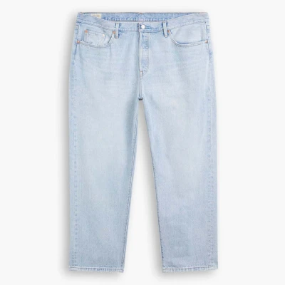 Image of Levi&#039;s Womenss Levis Plus 501 90s Jeans in Light Blue Cotton Size 16 Regular