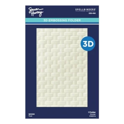 Image of Spellbinders 3D Embossing Folder, Plastic, One