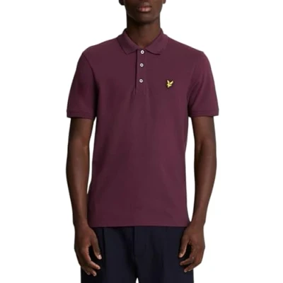 Image of Lyle &amp; Scott Polo shirt, Men&#039;s, Size: XS, Burgundy