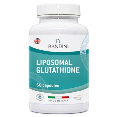 Image of Bandini® Liposomal Glutathione Reduced L Glutathion Setria® Better Absorption, Antioxidant, Detox &amp; Anti Aging for Optimal Cell Protection Non GMO, 100% Vegan 2 Months Supply 60 Capsules