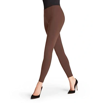 Image of FALKE Women&#039;s Seamless W LE Opaque Plain 1 Pair Leggings, Brown (Brandy 5167), L 44 46