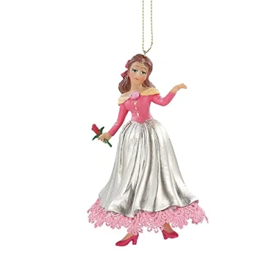 Image of Belle Hanging Ornament Beauty &amp; The Beast Tree Decoration Gisela Graham