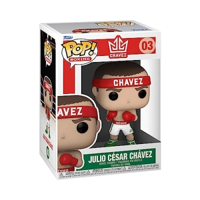 Image of Funko POP! Boxing: Julio Cesar Chavez César Chávez Collectable Vinyl Figure Gift Idea Official Merchandise Toys for Kids &amp; Adults Sports Fans